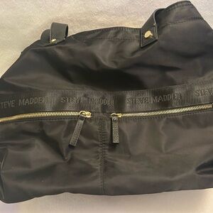 Steve Madden Black Duffel Bag for Men